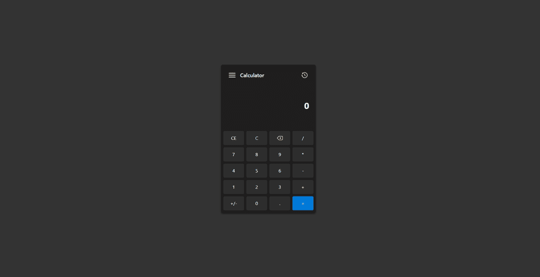 Calculator - Microsoft Calculator Clone